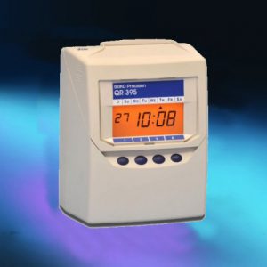 Seiko QR395 Self Calculating Time Clock Machine